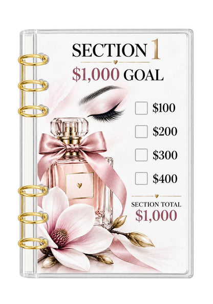 Magnolia 10K Savings Challenge A6 Acrylic Binder Budget Planner Bundl