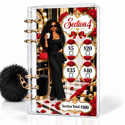 Uptown Luxe 1K Savings Challenge A6 Binder Bundle