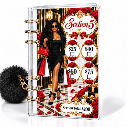 Uptown Luxe 1K Savings Challenge A6 Binder Bundle
