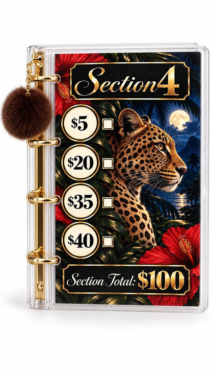 Fierce Luxe 1K Savings Challenge A6 Cash Binder Bundle