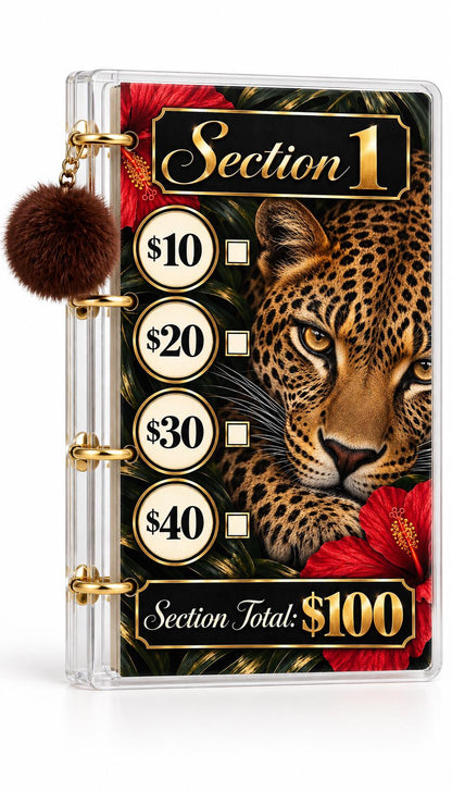 Fierce Luxe 1K Savings Challenge A6 Cash Binder Bundle