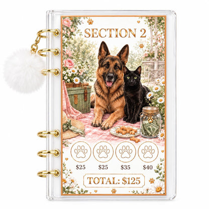 Dog Cat Savings Challenge Binder Bundle: 1K Goal