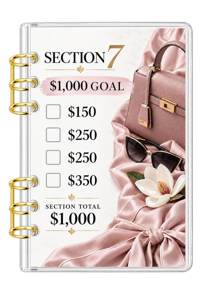 Magnolia 10K Savings Challenge A6 Acrylic Binder Budget Planner Bundl