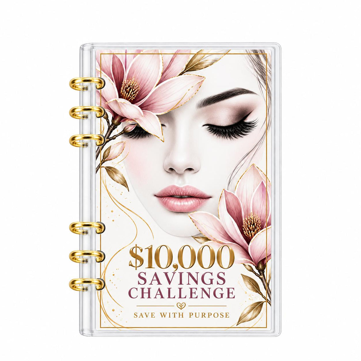 Magnolia 10K Savings Challenge A6 Acrylic Binder Budget Planner Bundl