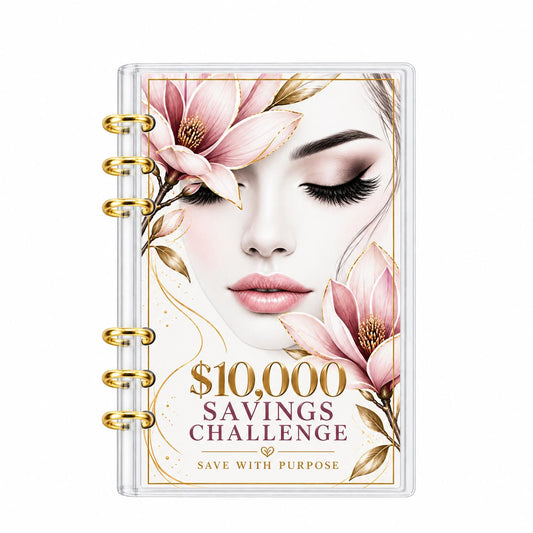 Magnolia 10K Savings Challenge A6 Acrylic Binder Budget Planner Bundl