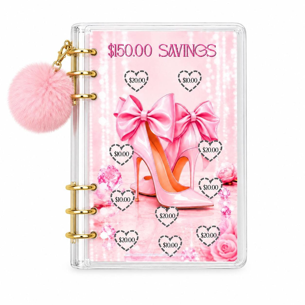 Pink Savings Challenge Cards | Cash Stuffing | A6 Budget Binder Inserts | Money Saving Tracker