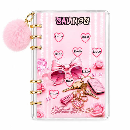 Pink Savings Challenge Cards | Cash Stuffing | A6 Budget Binder Inserts | Money Saving Tracker