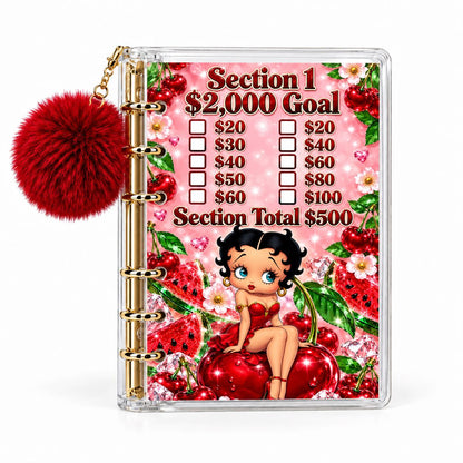 Cherry Watermelon 2000 Savings Challenge Bundle A6 Binder Cash Envelopes