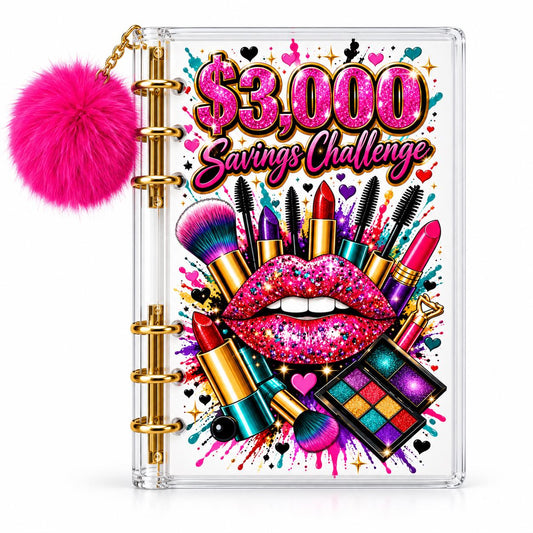 Makeup Savings Binder: 3000 Challenge